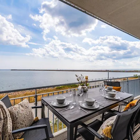 Ocean Water- 1 Og, Balkon, Ostseeblick, Kamin